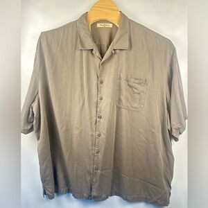 Tommy Bahama Men’s Silk Shirt‎ Button Down Size 5XB Short Sleeve